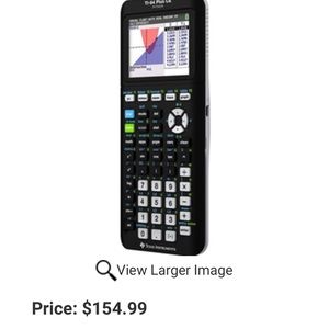 Texas Instruments Calculator Graphing TI-84 PLUS CE Python plus charger